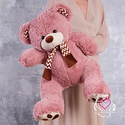 Купить Медведь Макс розовый 80 см в  с бесплатной доставкой: цена, фото, описание