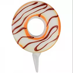 Купить Свеча цифра 0 Пончик 6 см в  с бесплатной доставкой: цена, фото, описание