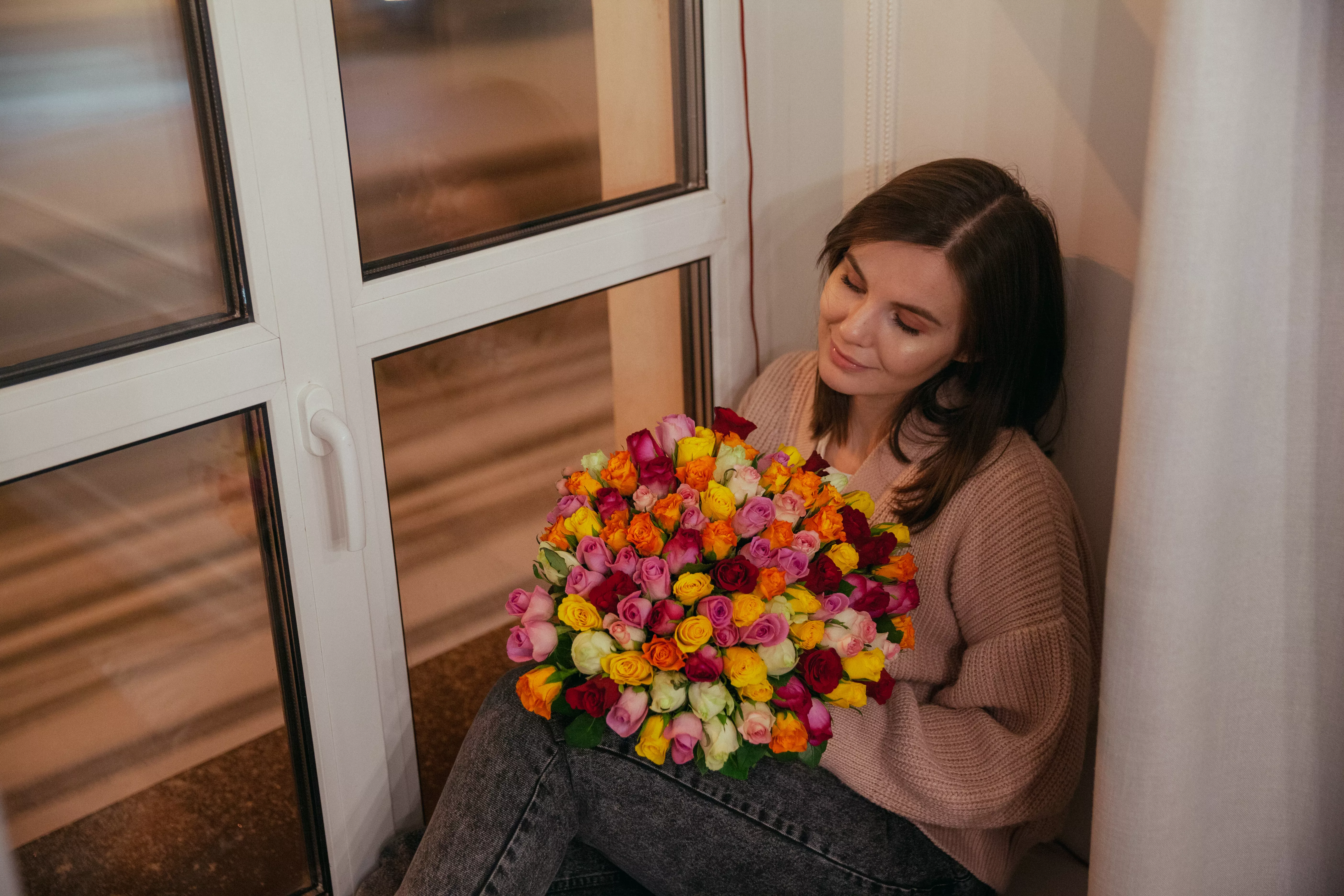 Букет из 101 розы