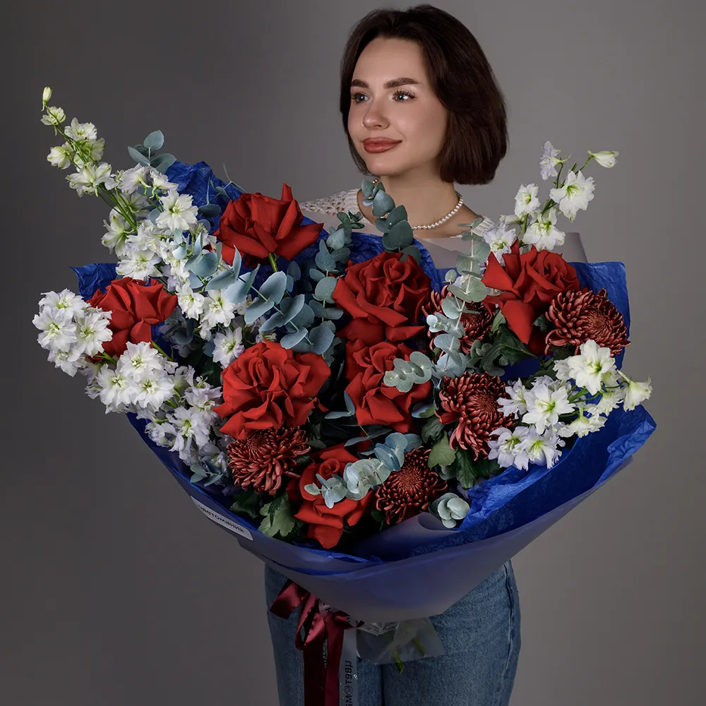 Букет «Костер на снегу»