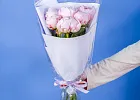 Купить Букет из 6 розовых пионов (Премиум) в  с бесплатной доставкой: цена, фото, описание