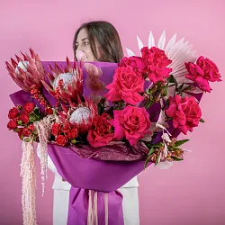 Купить Букет «ДНК любви» в  с бесплатной доставкой: цена, фото, описание