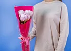 Купить Букет из 3 розовых пионов (Премиум) в  с бесплатной доставкой: цена, фото, описание