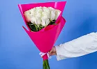 Купить Букет из 13 белых роз 50 см (Эквадор) в  с бесплатной доставкой: цена, фото, описание