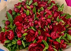 Купить Букет из 101 бордового пиона (Премиум) в  с бесплатной доставкой: цена, фото, описание
