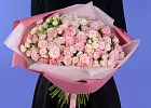 Купить Букет «51 кустовая роза микс» (Кения) в Санкт-Петербурге с бесплатной доставкой: цена, фото, описание