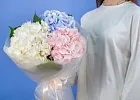 Купить Букет из 3 гортензий микс в  с бесплатной доставкой: цена, фото, описание