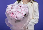 Купить Букет из 15 розовых пионов (Премиум) в  с бесплатной доставкой: цена, фото, описание