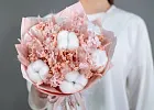 Купить Букет из сухоцветов «Нежность хлопка» в  с бесплатной доставкой: цена, фото, описание