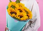 Купить Букет из 7 подсолнухов в  с бесплатной доставкой: цена, фото, описание
