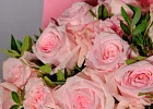 Купить Букет «25 пионовидных розовых роз» в Санкт-Петербурге с бесплатной доставкой: цена, фото, описание