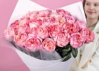 Купить Букет из 25 пионовидных розовых роз 70 см Pink Expression в  с бесплатной доставкой: цена, фото, описание