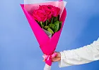 Купить Букет из 6 розовых роз 50 см (Эквадор) в  с бесплатной доставкой: цена, фото, описание