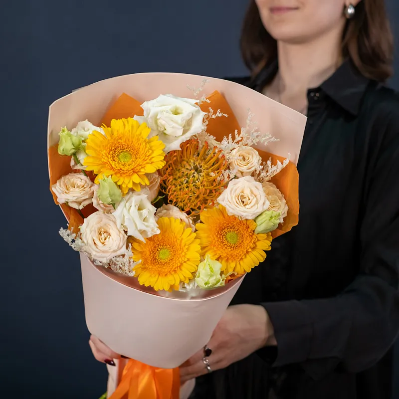 Букет «Апельсиновый пунш» S