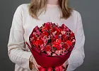Купить Букет из сухоцветов «Бордо» в  с бесплатной доставкой: цена, фото, описание