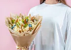 Купить Букет с сухоцветами «Танец полей» в  с бесплатной доставкой: цена, фото, описание