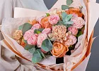 Купить Букет «Лимонный щербет» из кустовых пионовидных роз в  с бесплатной доставкой: цена, фото, описание
