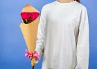 Купить Букет из 2 розовых роз 50 см (Эквадор) в  с бесплатной доставкой: цена, фото, описание