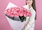 Купить Букет из 25 пионовидных розовых роз 70 см Pink Expression в  с бесплатной доставкой: цена, фото, описание