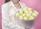 Купить Букет из 15 белых роз 40-50 см  (Эквадор) в  с бесплатной доставкой: цена, фото, описание