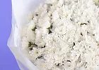 Купить Букет из 35 белых кустовых хризантем в Санкт-Петербурге с бесплатной доставкой: цена, фото, описание