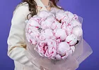 Купить Букет из 15 розовых пионов (Премиум) в  с бесплатной доставкой: цена, фото, описание
