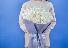 Купить Букет из 30 белых пионов (Премиум) в  с бесплатной доставкой: цена, фото, описание