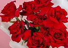 Купить Букет из 9 красных французских роз в  с бесплатной доставкой: цена, фото, описание