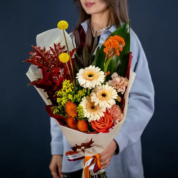 Купить Букет «Легенды осени» S в  с бесплатной доставкой: цена, фото, описание