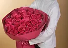 Купить Букет из 35 розовых роз 50 см (Эквадор) в  с бесплатной доставкой: цена, фото, описание