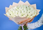 Купить Букет из 80 белых роз 50 см (Эквадор) в  с бесплатной доставкой: цена, фото, описание
