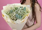 Купить Букет из гипсофил с эвкалиптом в  с бесплатной доставкой: цена, фото, описание