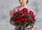 Купить Букет «Красный бархат» в  с бесплатной доставкой: цена, фото, описание