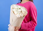 Купить Букет из 9 белых пионов (Премиум) в  с бесплатной доставкой: цена, фото, описание