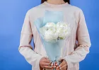 Купить Букет из 3 белых пионов (Премиум) в  с бесплатной доставкой: цена, фото, описание