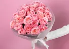 Купить Букет из 25 пионовидных розовых роз 50 см Pink Expression в  с бесплатной доставкой: цена, фото, описание