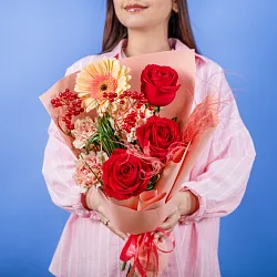 Купить Букет «Радость в сердце» в  с бесплатной доставкой: цена, фото, описание