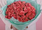 Купить Букет «51 коралловая роза Кения» в  с бесплатной доставкой: цена, фото, описание