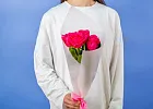 Купить Букет из 4 розовых роз 50 см (Эквадор) в  с бесплатной доставкой: цена, фото, описание