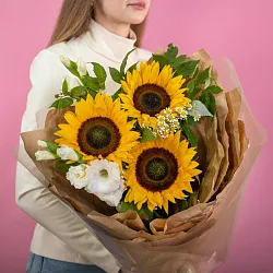 Купить Букет «Полевые цветы» в  с бесплатной доставкой: цена, фото, описание