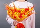 Купить Букет из сухоцветов «Пламенный привет» в  с бесплатной доставкой: цена, фото, описание