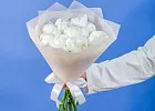 Купить Букет из 10 белых пионов (Премиум) в  с бесплатной доставкой: цена, фото, описание