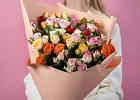 Купить Букет «15 кустовых роз микс» (Кения) в  с бесплатной доставкой: цена, фото, описание