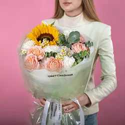 Купить Букет «Тёплая встреча» в  с бесплатной доставкой: цена, фото, описание