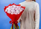 Купить Букет из 21 розового пиона (Премиум) в  с бесплатной доставкой: цена, фото, описание