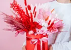Купить Композиция из сухоцветов «Безумие» в  с бесплатной доставкой: цена, фото, описание