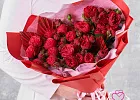 Купить Букет из 25 красных роз Ред Пиано в Санкт-Петербурге с бесплатной доставкой: цена, фото, описание