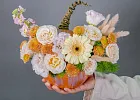 Купить Композиция в тыкве «Ваза из тыквы» в  с бесплатной доставкой: цена, фото, описание