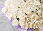 Купить Букет из 51 белой кустовой хризантемы в  с бесплатной доставкой: цена, фото, описание