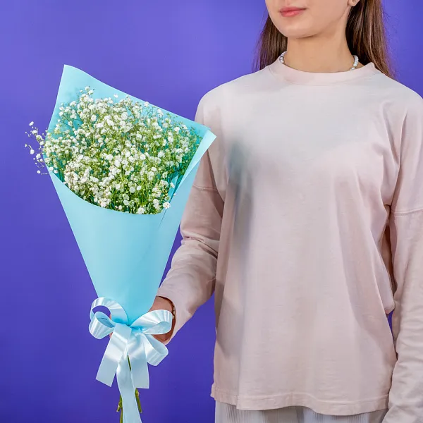 Купить Букет из 5 гипсофил в  с бесплатной доставкой: цена, фото, описание